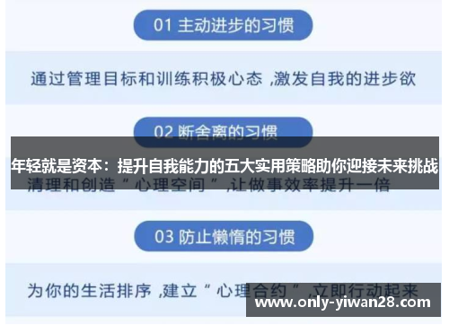年轻就是资本：提升自我能力的五大实用策略助你迎接未来挑战
